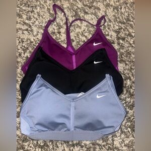 Nike Sports Bras - Purple, Black, and Blue